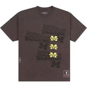 Cactus Jack Travis Scott x Mitchell & Ness T-Shirt Michigan Limited Ed Size M
